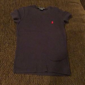 RALPH LAUREN SPORT navy blue sh sleeve women’s T